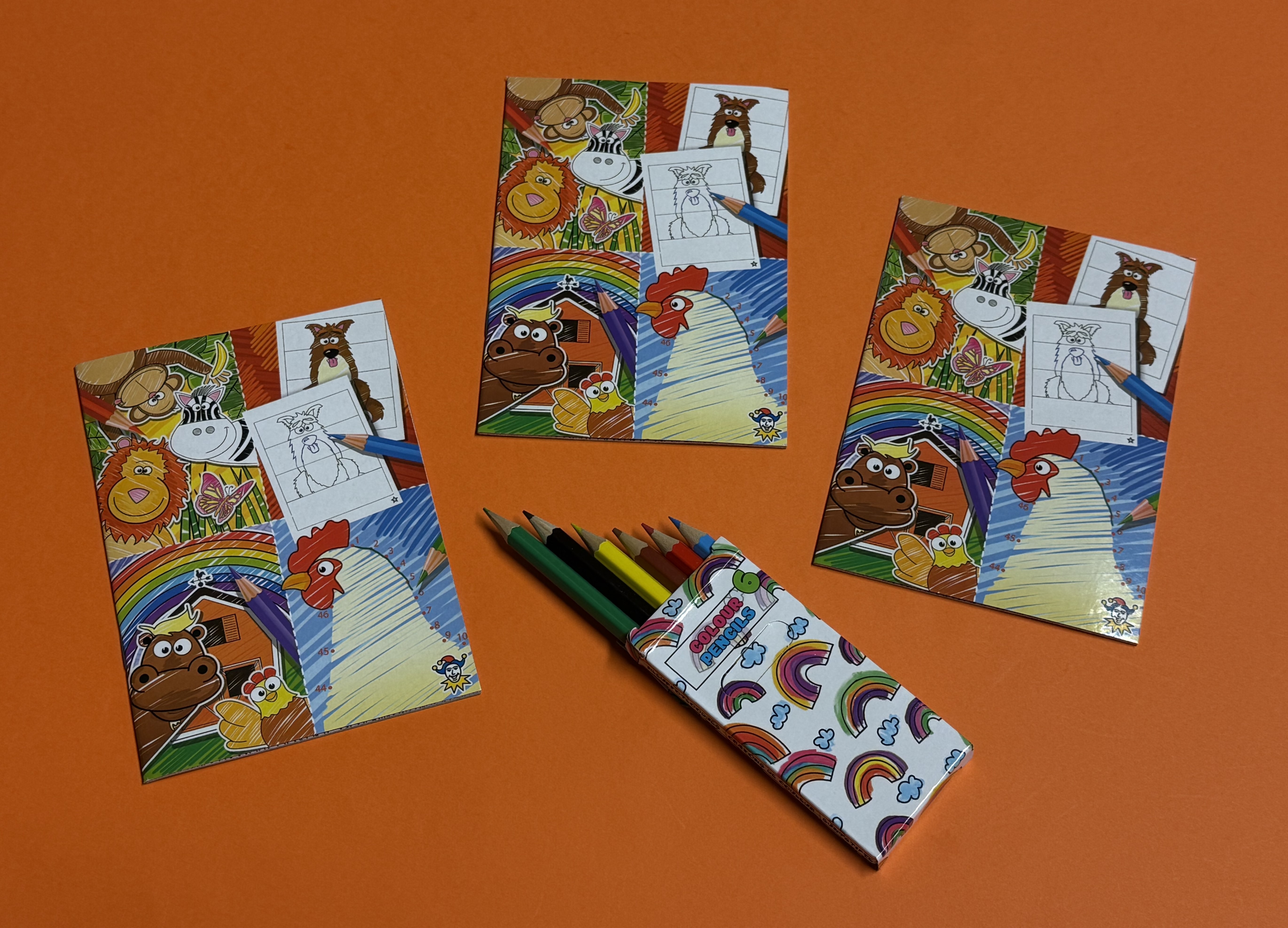 Malbücher + Stift Set