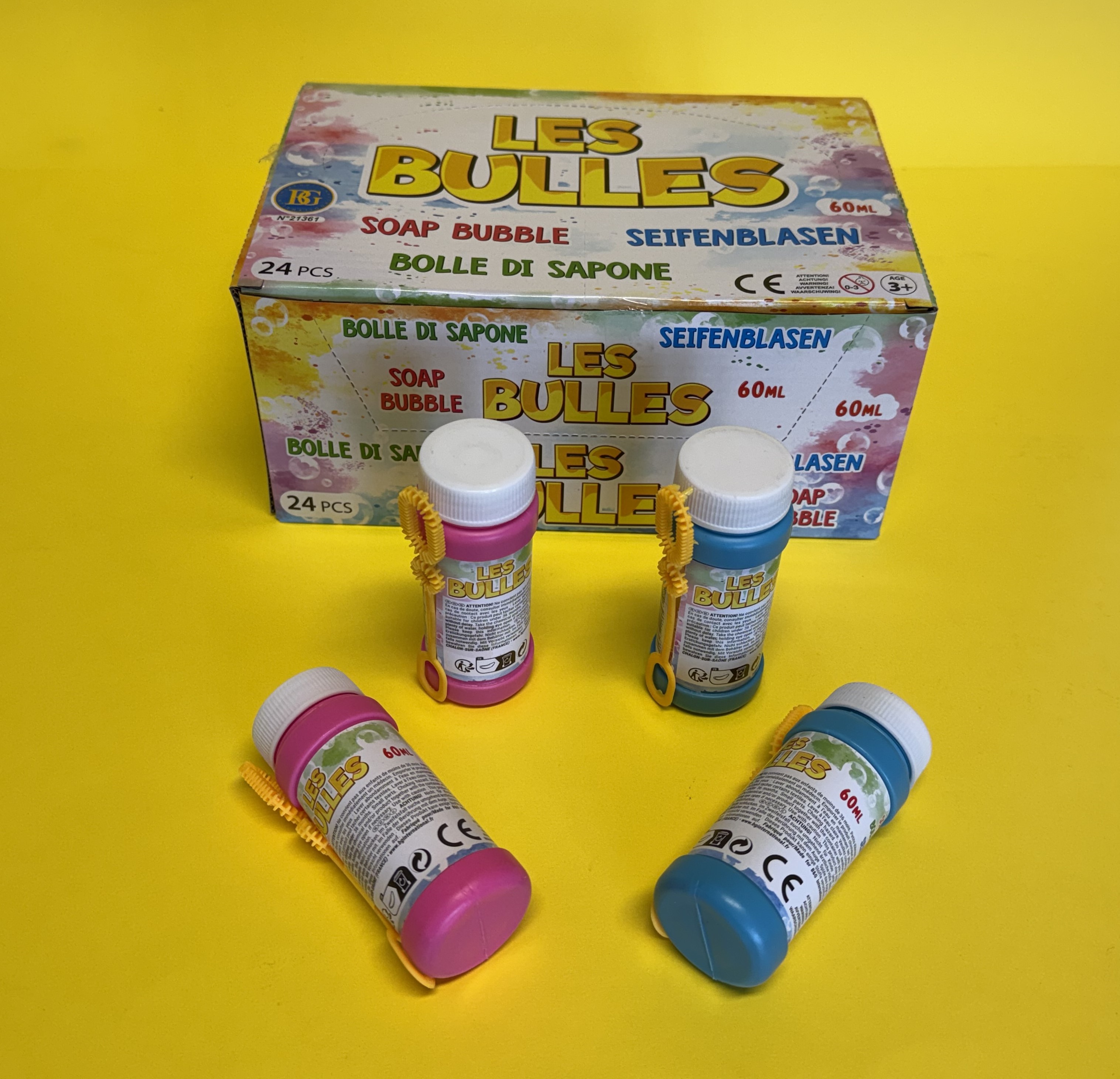 Seifenblasen im Display