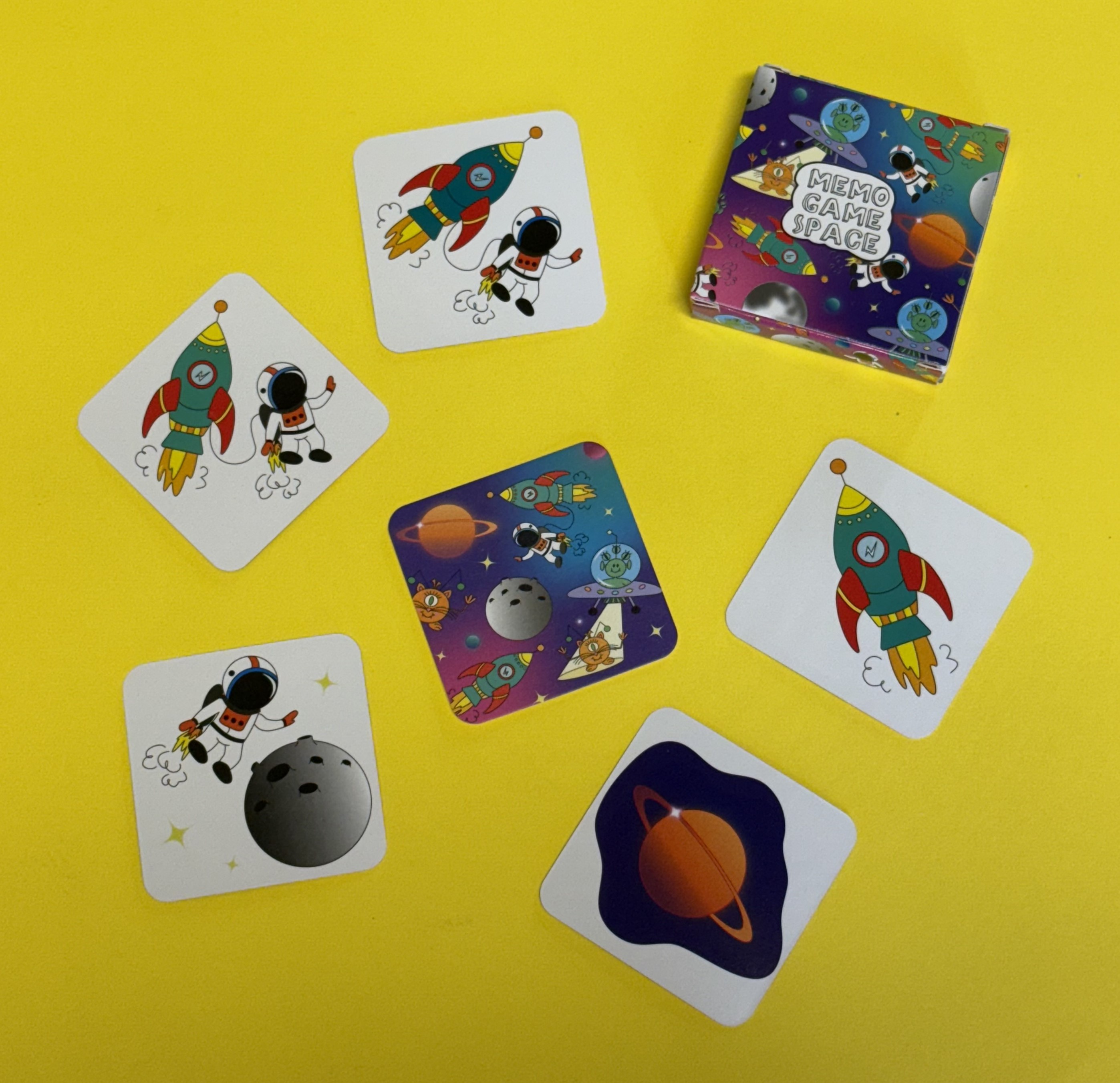 314 Memory Spiel Weltraum